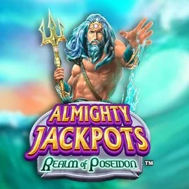 Try Almighty Jackpots – Realm of Poseidon slot by Novomatic on robocats.ca – logo image