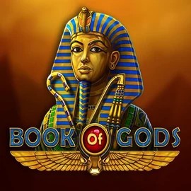 Book of Gods logo by BF Games at Robocat Casino
