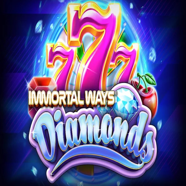 Immortal Ways Diamonds game by RubyPlay – logo hosted on Robocat Casino