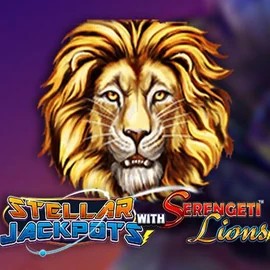Stellar Jackpots with Serengeti Lions logo by Lightning Box Game at Robocat Casino