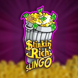 Stinkin Rich Slingo logo by Slingo Robocat Casino