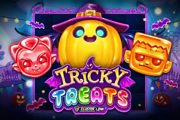 Tricky Treats game by Push Gaming – logo hosted on Robocat Casino
