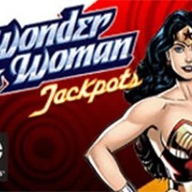 Wonder Woman Jackpots slot visual from Amaya available on robocats.ca